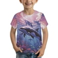thumbnail image 1 of Byoo Toddler Boys T Shirt Animal Print Crewneck Short Sleeve Summer Soft Pullover Top, 1 of 5