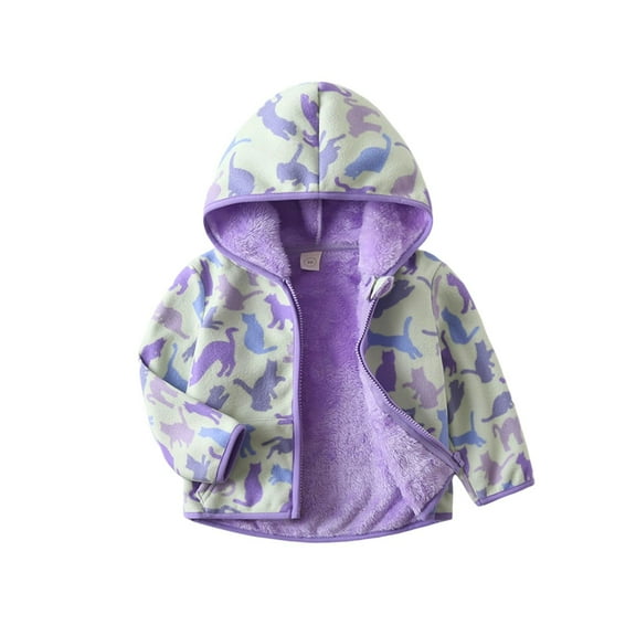 Byoo Toddler Boys Zip Up Jacket Fleece Long Sleeve Hooded Coats for Children Casual Comfortable Clothes