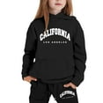 thumbnail image 1 of Byoo Toddler Girl's Outfits California Long Sleeved Hoodie Sweatpants Sports Sweatsuits, 1 of 4