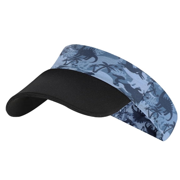 Byoo Toddler Girls Breathable Visor Hat Vibrant Printed Daily Outdoor Running Sports Sun Hat