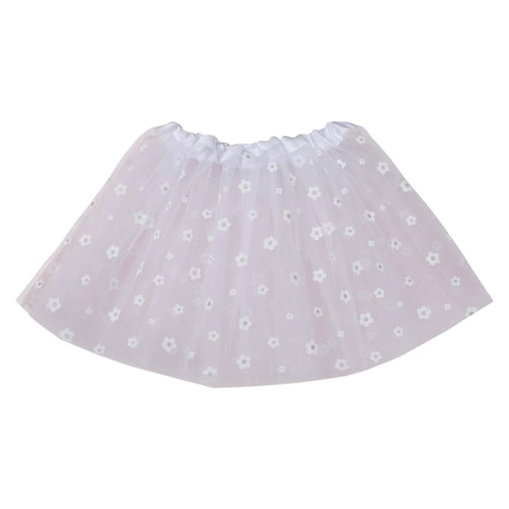 Byoo Toddler Girls Dancewear Dresses Solid Color Sleeveless Tulle Princess Clothes Kids Party Performance Mardi Gras Dress