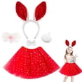 thumbnail image 1 of Byoo Toddler Girls Easter Solid Color Mini Skirt with Headband High Rise Elastic Waist Cute Party Skirts Kids Soft Clothes, 1 of 2
