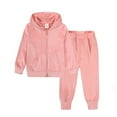 thumbnail image 1 of Byoo Toddler Girls -Coat Jacket Thick Warm Solid Color Sleeveless Coat Outwear for Children Soft Daily Outfits Set, 1 of 5