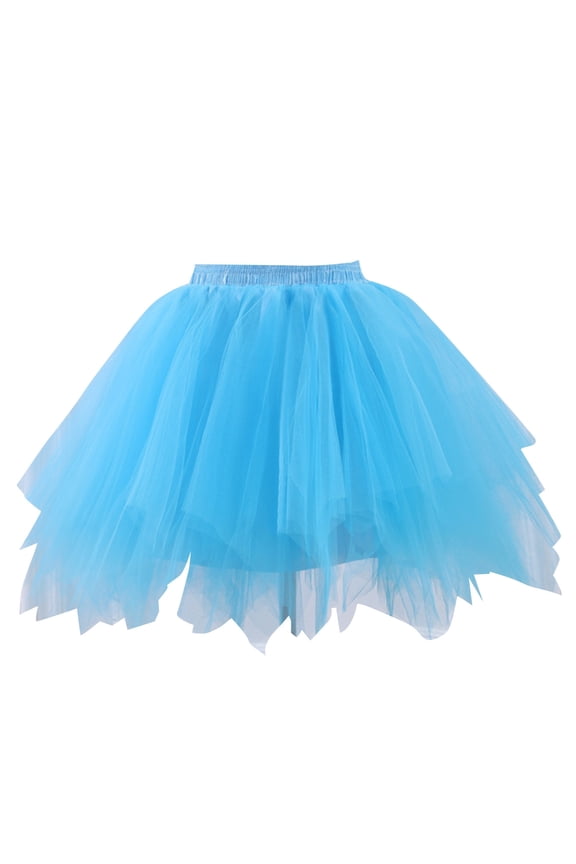 Toddler Girls Flowy Tutu Skirt Elastic Waist Festive Styling Mini Bottoms