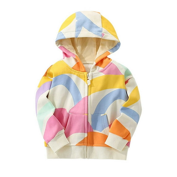 Byoo Toddler Girls Full Up Hoodie Cotton Casual Hooded Sweatshirt Long Sleeve Jacket Top