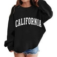 thumbnail image 1 of Byoo Toddler Girls Hoodie California Print Casual Hooded Sweatshirt Fall Soft Pullover Top, 1 of 6