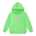 thumbnail image 1 of Byoo Toddler Girls Sweatshirt Bow Print Long Sleeve Hoody Pocket Sweatshirt Oversized Comfortable Aactive Shirt Clothes, 1 of 4