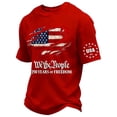thumbnail image 1 of Byoo Tween Boy America 250th Anniversary T Shirt Patriotic US Flag Graphic Retro Classic Pullover Top Tshirt, 1 of 4