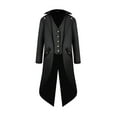 thumbnail image 1 of Byoo Tween Boys Overcoat Solid Button Down Lapel Collar Tailcoat Daily Comfortable Jacket for Children, 1 of 4