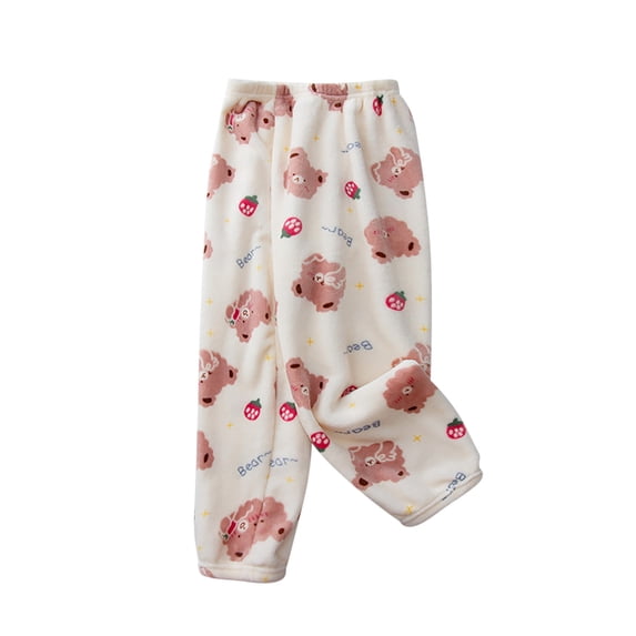 Byoo Tween Girls Cozy homewear Pants Relaxed Elastic Waist Casual Softwear Sleep Bottoms