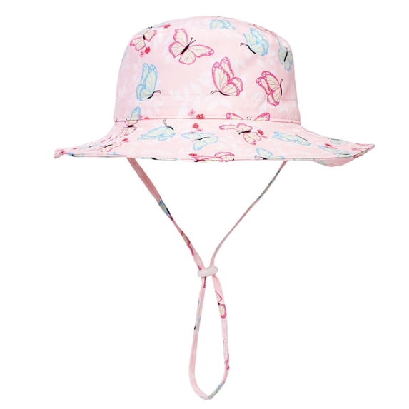 Byoo UPF 50+ Bucket Hat for Toddler Boy Camo Dino Pattern Beach Camping Sun Hats