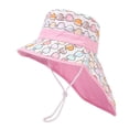 thumbnail image 1 of Byoo UPF 50+ Neck Flap Hat for Toddler Boy Whale Printed Beach Travelling Sun Hats, 1 of 2
