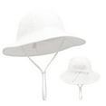 thumbnail image 1 of Byoo UPF 50+ Sun Hat for Toddler Girl Wide Brim Adjustable Pool Beach Packable CowToddler Boy Fishman's Hat, 1 of 4