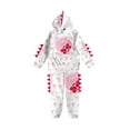 thumbnail image 1 of Byoo Valentine's Day Teen Boy Cloth Set Cartoon Dinosaur Hearts Graphic Hoodie Sweatshirt Jogger Tracksuit Sport Soft Sweatsuit Sets, 1 of 3