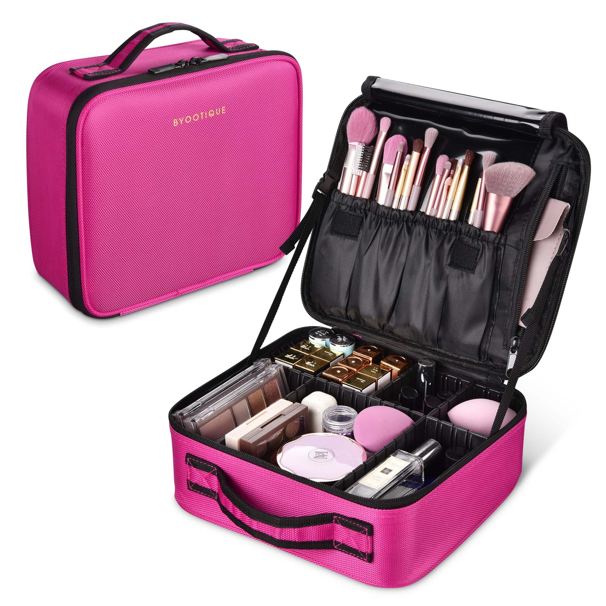 Byootique Makeup Brush Bag Foldable Holder Organizer Portable