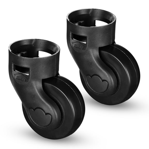 Byootique 2 Pack 2" Swivel Caster Wheels without Locking Brake for Makeup Case