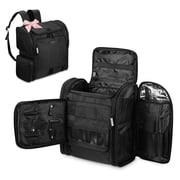 Byootique Hair Tools Travel Bag Barber Soft Sided Backpack Large Capacity Hairstylist Supplies Storage Bag Salon Barber Shop Cosmetology