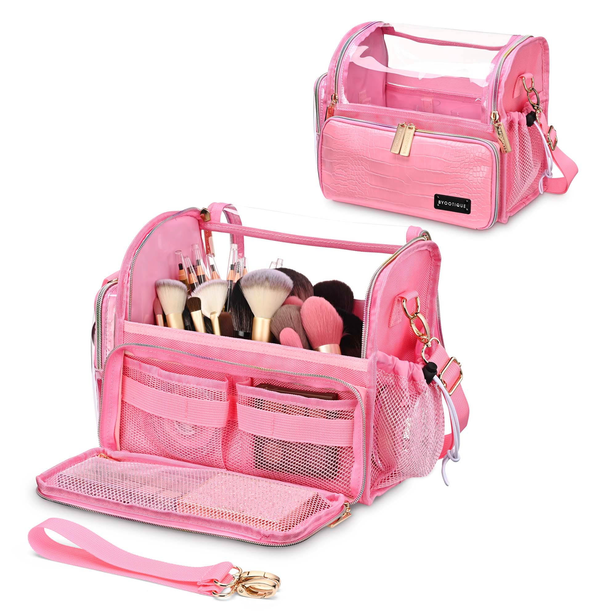 Byootique Makeup Brush Holder Case Standup Cosmetic Organizer Artist