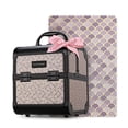thumbnail image 1 of Byootique Makeup Train Case with Mirror Cosmetic Organizer Art Deco Graphite, 1 of 9
