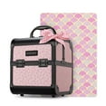 thumbnail image 1 of Byootique Makeup Train Case with Mirror Travel Case for Barber Art Deco Bloom, 1 of 9