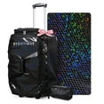 thumbnail image 1 of Byootique Rolling Dance Bag with Wheels Travel Duffle Bag Expandable FA Starry, 1 of 9