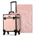 thumbnail image 1 of Byootique Rolling Makeup Train Case Cosmetic Trolley Organizer Salon CB Dusk, 1 of 9
