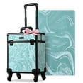 thumbnail image 1 of Byootique Rolling Makeup Train Case Cosmetic Trolley Organizer Salon CB Vitality, 1 of 9