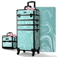 thumbnail image 1 of Byootique Rolling Makeup Train Case with Portable Cube Case Cosmetic Organizer, 1 of 9