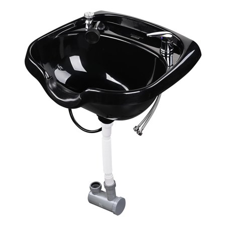 Byootique Shampoo Bowl CUPC Certified Vacuum Breaker Neck Rest Beauty Salon Equipment Hair Basin