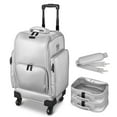 thumbnail image 1 of Byootique Soft Sided Rolling Makeup Train Case Cosmetic Organizer Travel Trolley, 1 of 10