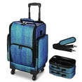 thumbnail image 1 of Byootique Soft Sided Rolling Makeup Train Case Cosmetic Organizer Trolley Artist, 1 of 10