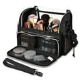 thumbnail image 1 of Byootique Travel Makeup Bag Travel Cosmetic Organizer Bag Easy to Clean Large Storage Bag with Shoulder Strap, 1 of 12