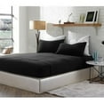 thumbnail image 1 of Byourbed BYB Bare Bottom Sheets - All Season Black Full, 1 of 5