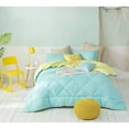 thumbnail image 1 of Byourbed BYB Yucca/Limelight Yellow Reversible Comforter - Oversized Bedding Yellow Twin XL Adult, Teen & Dorm N/A 1 Piece, 1 of 3