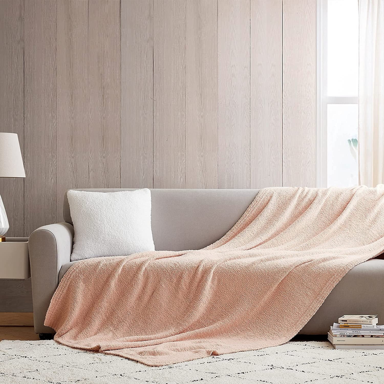 Byourbed Cozy Potato Comfort Couch Throw Blanket Peach Farmhouse Cottage Casual in Nepal at NPR 10724 Rating 5