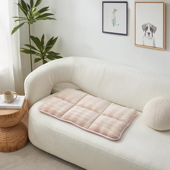 Byourbed Git Puffy Cozy - Coma Inducer Dog Comforter - Whisper Pink