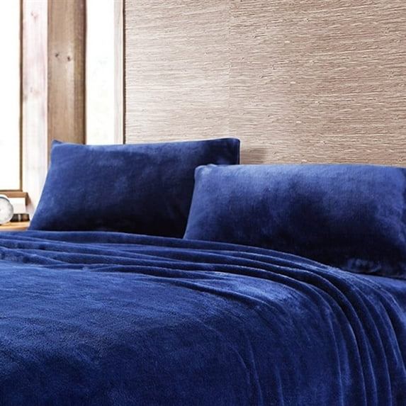Byourbed - Me Sooo Comfy Sheets - Navy Fleece King