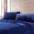 thumbnail image 1 of Byourbed  - Me Sooo Comfy Sheets - Navy Fleece Queen, 1 of 3