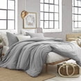 thumbnail image 1 of Byourbed Natural Loft Oversized Comforter Set - Alloy Queen 3 Piece, 1 of 5