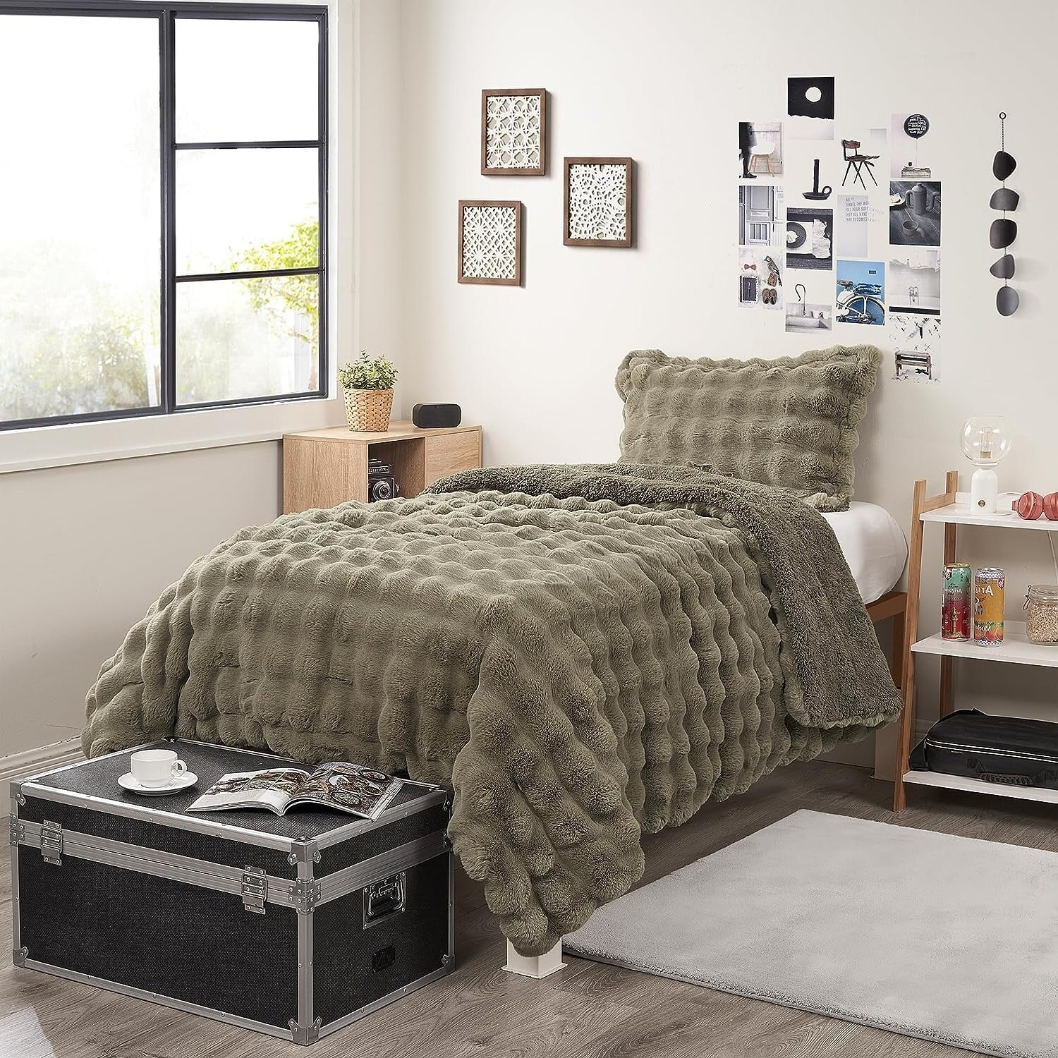 Byourbed Snow Leopard Coma Inducer Oversized Comforter Set Oversized King Walmart