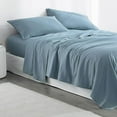 thumbnail image 1 of Byourbed Supersoft Microfiber Bed Sheet Set Smoke Blue King Traditional, Casual, 1 of 5