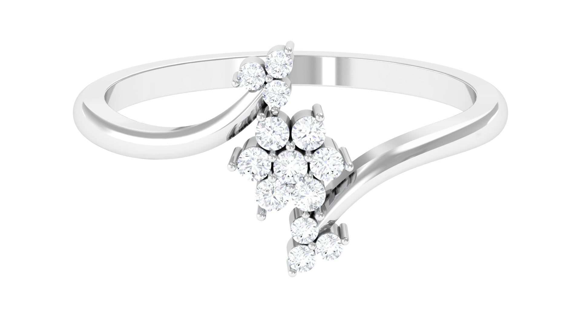 Platinum Diamond Ring for Women JL PT LR 24 – Jewelove.US