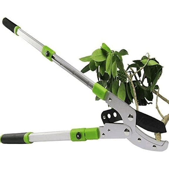 Bypass Lopper with Extendable, Anvil Lopper Heavy Duty, Tree Trimmer Telescopic 26-41 Inch, Garden Pruner 5 Sections Handle Adjustment, Branch Cutter with 2 Inch Cut Capacity$$Garden & Patio