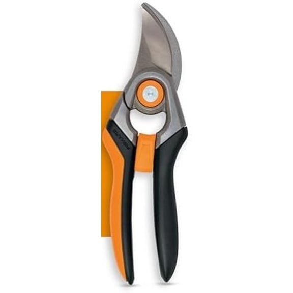 Bypass Pruning Shears, 1-Inch Cut Capacity Softgrip Pruner, Forged Steel Replaceable Blade Stays Sharp Through Heavy Use with Rust Resistant, Low-Friction Coating