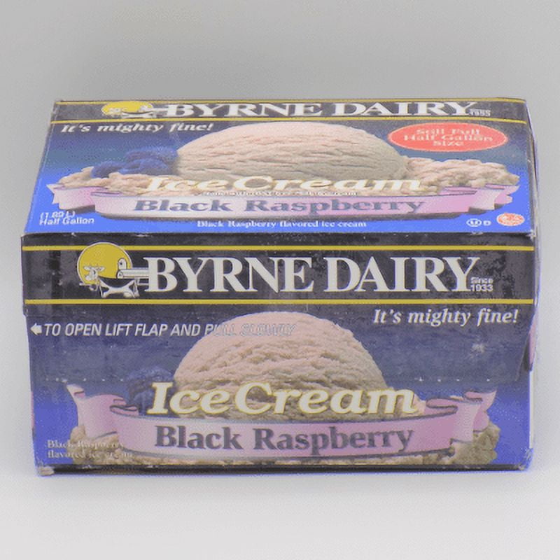 Byrne Dairy Black Raspberry Ice Cream Half Gallon