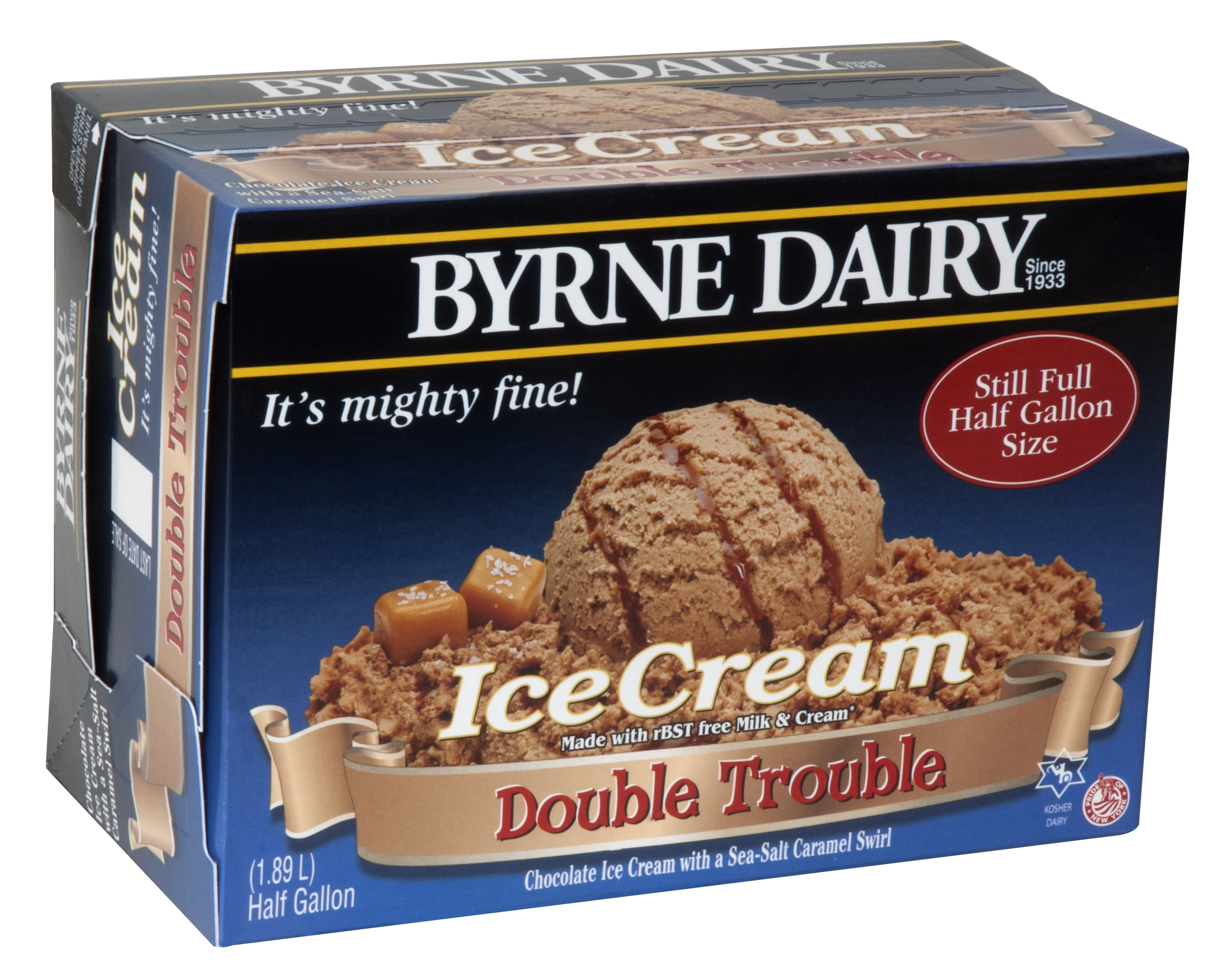 Byrne Dairy Double Trouble Ice Cream Half Gallon