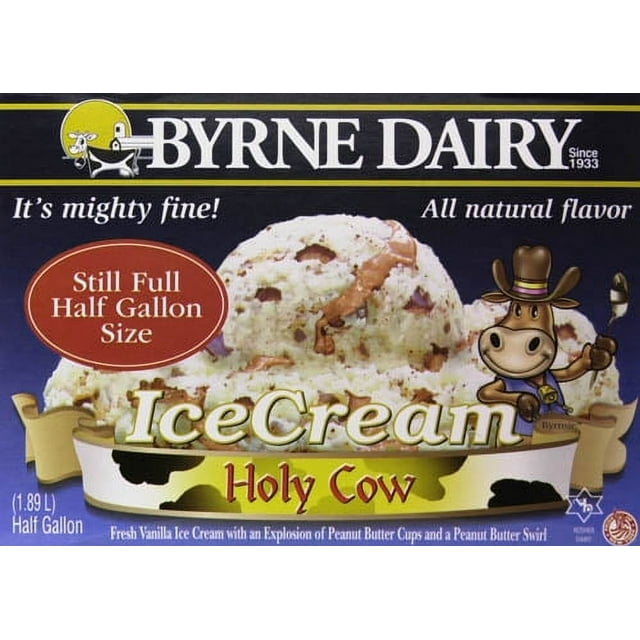 Byrne Dairy Holy Cow Ice Cream Half Gallon