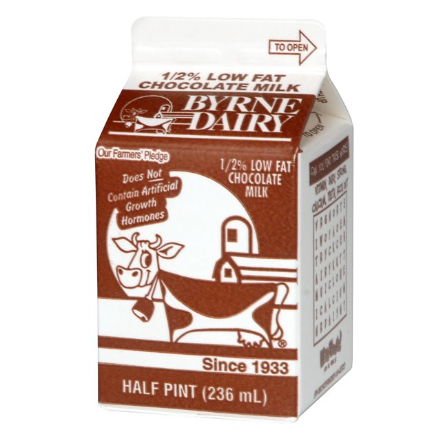 Byrne Dairy Lowfat Chocolate Milk, 8 fl oz