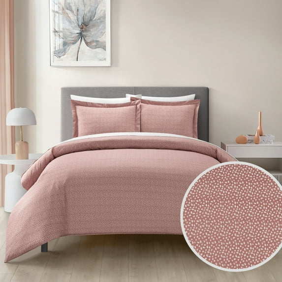 Byron 2 or 3 Piece Duvet Cover Set Contemporary Solid Color Shell