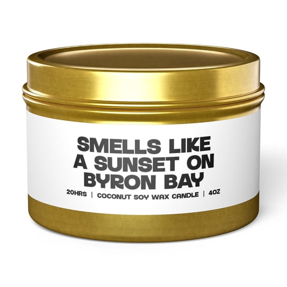 Byron Bay Australia Australian Best Friend Coworker Tin Candle Gifts Decor